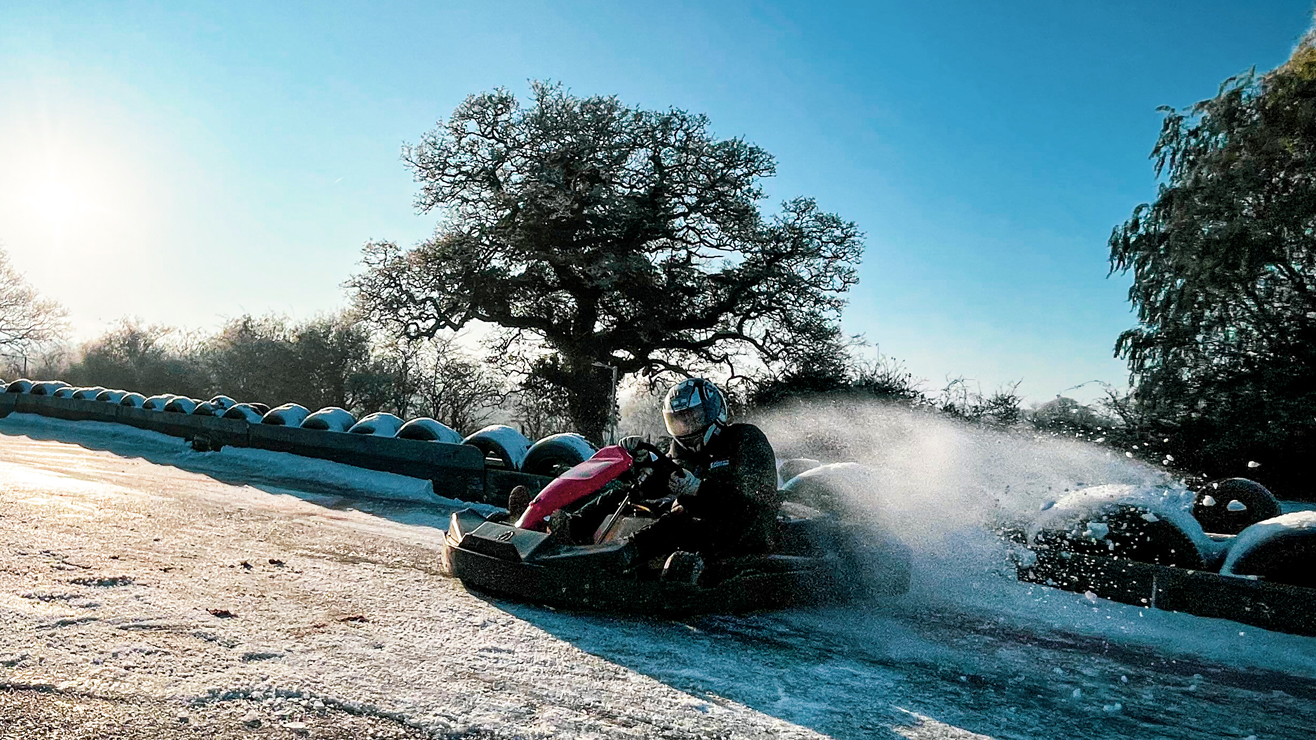 Winter Go Karting